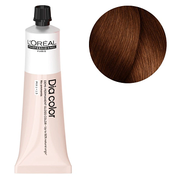 картинка Краска для волос - Loreal Dia Color 6.45 Темный блондин медный красное дерево 