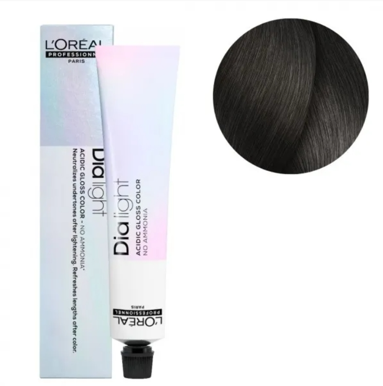 картинка Loreal Dia Light Краска для волос - 6.11 - Темный блондин глубокий пепельный