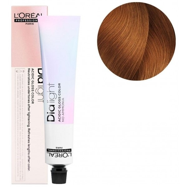 картинка Loreal Dia Light  Краска для волос - 8.43 - Светлый блондин медно-золотисный