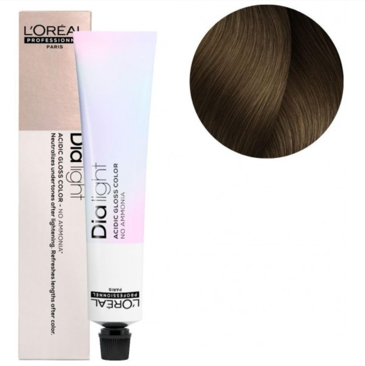картинка Loreal Dia Light Краска для волос - 7.23 - Блондин перламутрово-золотистый