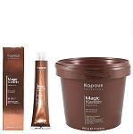 Kapous Magic Keratin - Без аммиачная крем-краска и осветляющий порошок для волос