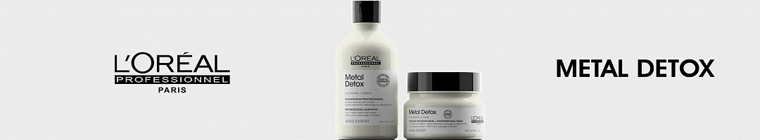 Loreal Metal Detox - Линия для восстановления при окрашивании (сокращение ломкости на 87%)